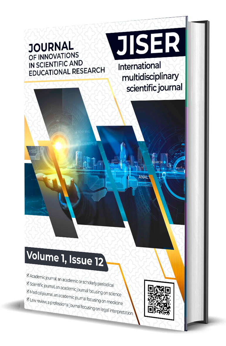 					View Vol. 8 No. 8 (2025): JOURNAL OF INNOVATIONS IN SCIENTIFIC AND EDUCATIONAL RESEARCH
				